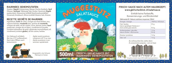Muggestutz Salatsauce "Gletscherblick" 0.5l